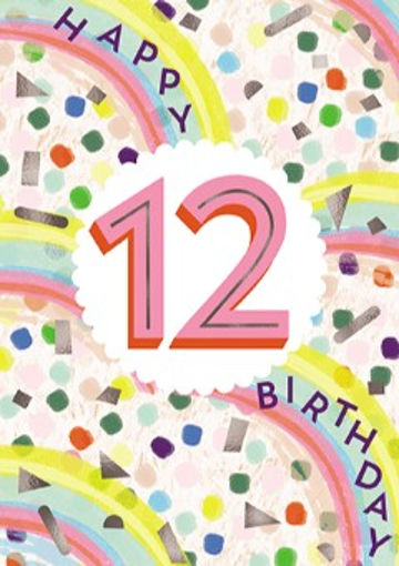 Picture of 12TH BIRTHDAY CARD